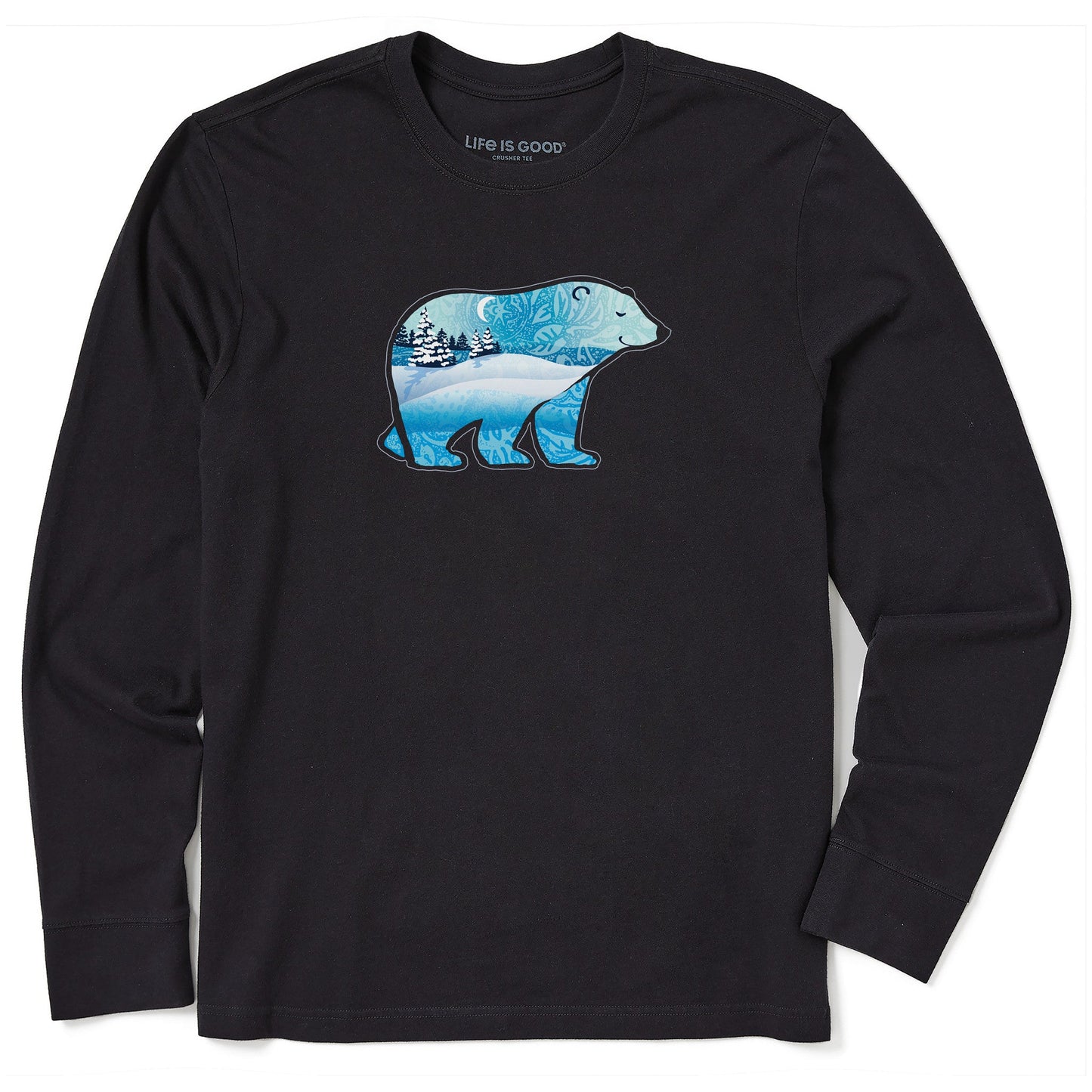 Men's Winter Polarscape Long Sleeve Crusher Tee