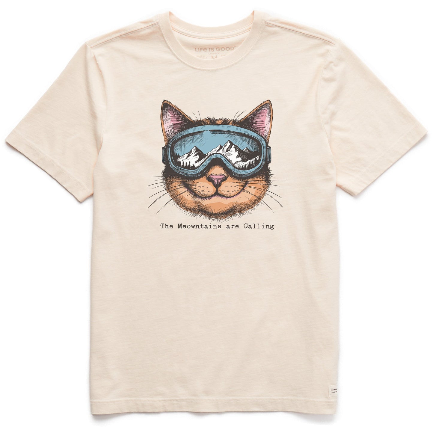 Men's The Meowntains are Calling Short Sleeve Crusher Tee