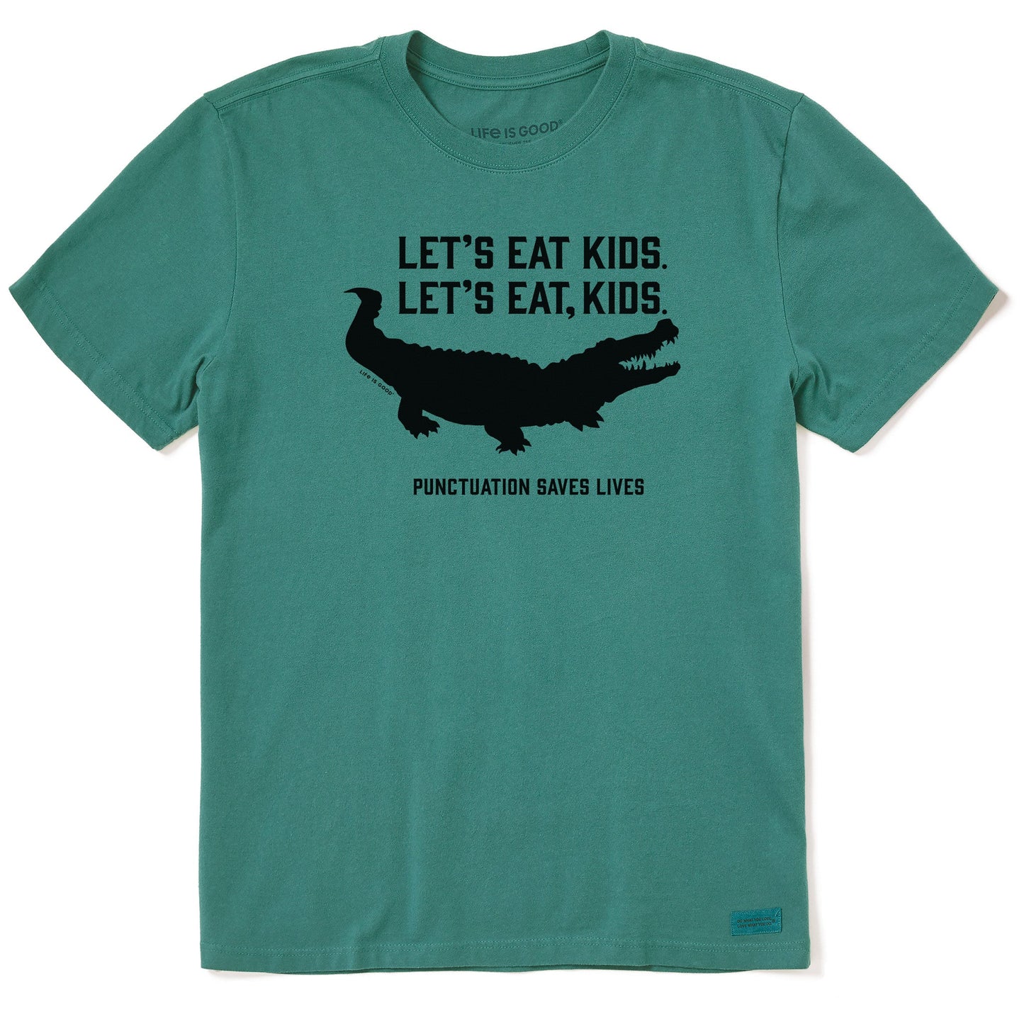 Men's Let's Eat, Kids Croc Short Sleeve Crusher Tee