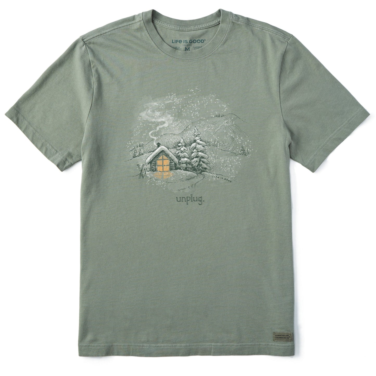 Men's Finline Unplug Ski Camp Short Sleeve Crusher Tee