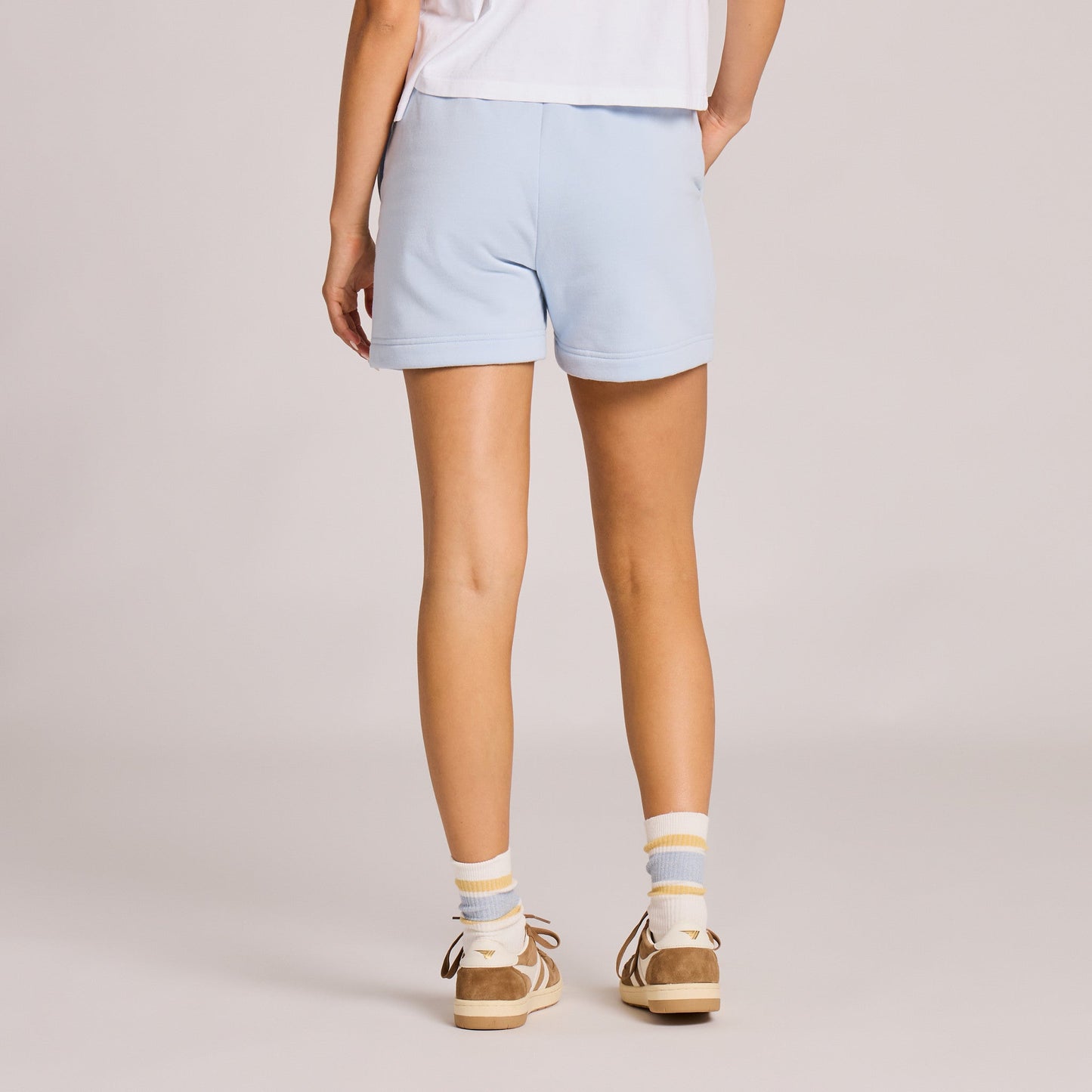 Women's Solid Good Vibes Fleece Shorts