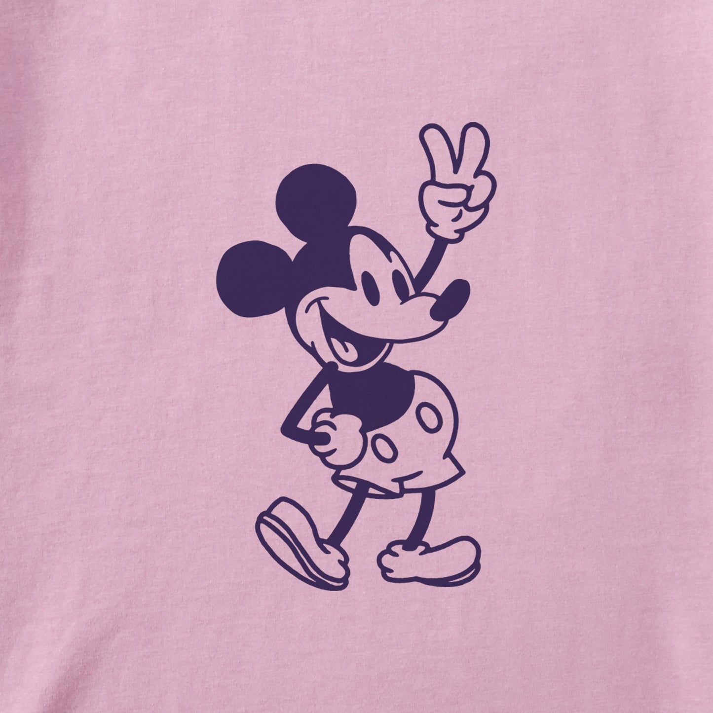 Women's Steamboat Willie Peace Mini Short Sleeve Tee