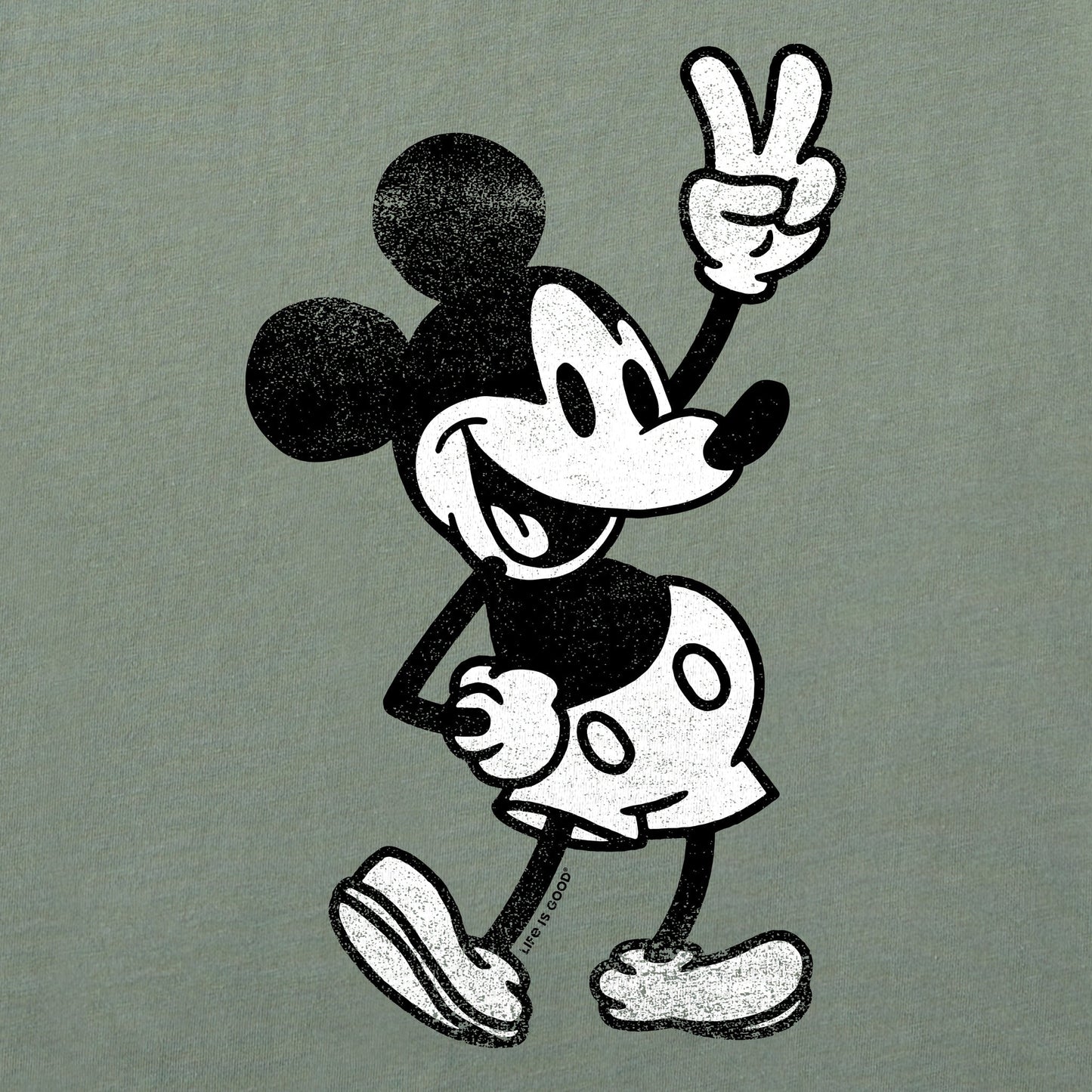 Women's Steamboat Willie Peace Short Sleeve Tee