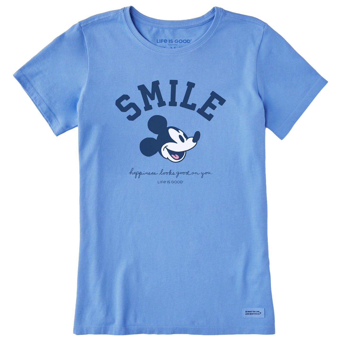 Women's Steamboat Willie Smile Short Sleeve Crusher Tee