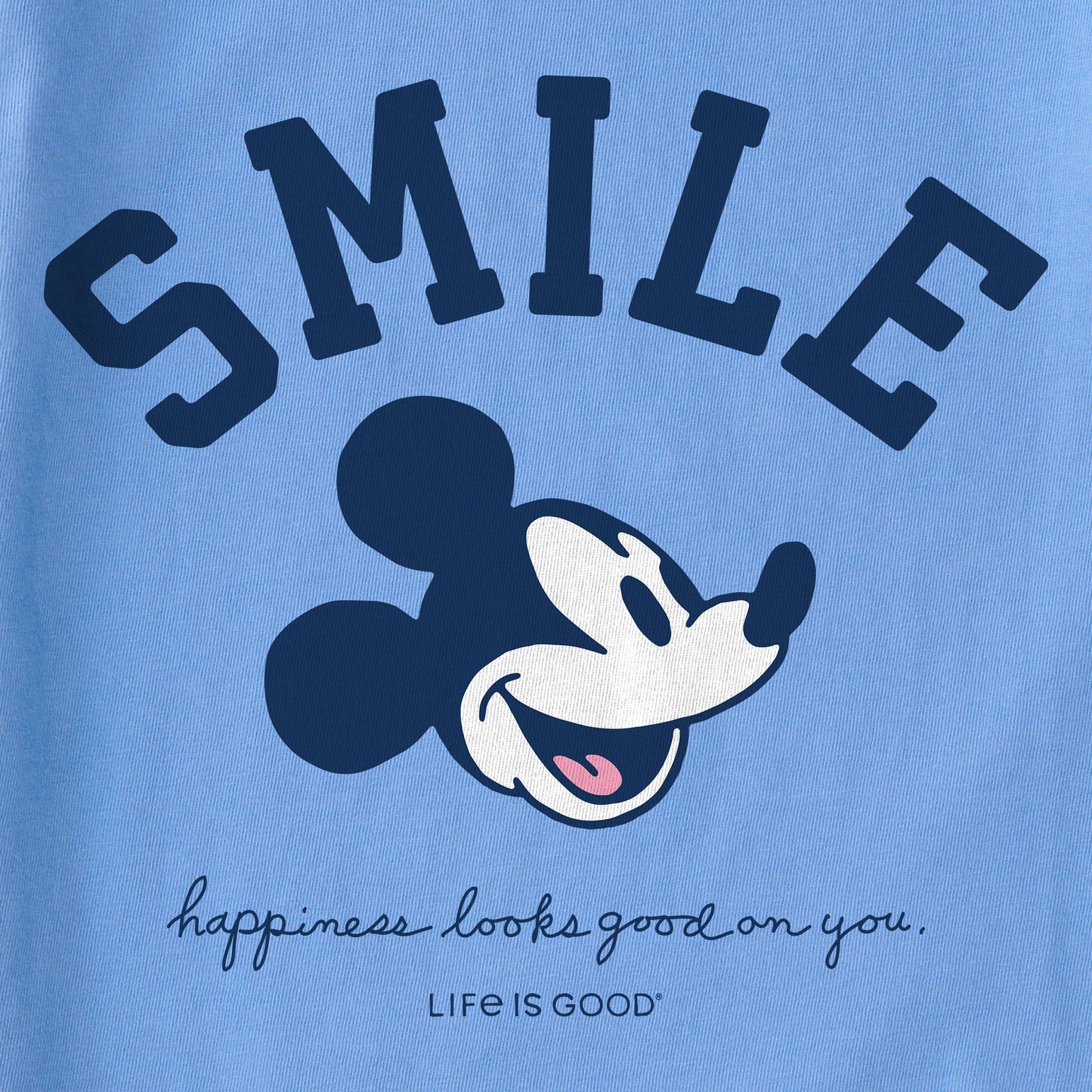 Women's Steamboat Willie Smile Short Sleeve Crusher Tee