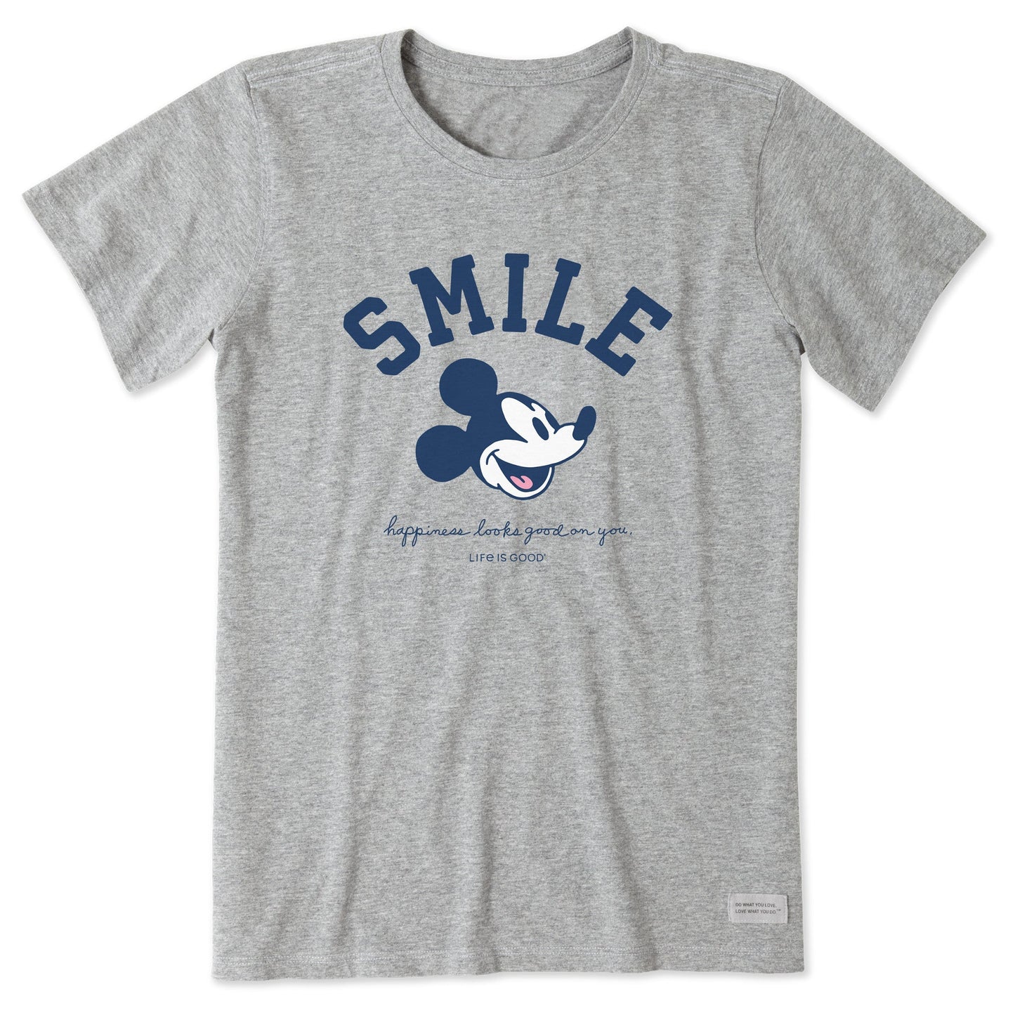 Women's Steamboat Willie Smile Short Sleeve Crusher Tee