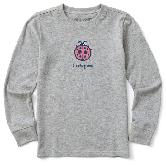 Kids Ladybug Long Sleeve Crusher Tee