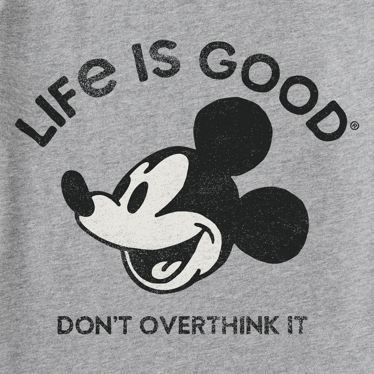 Men's Steamboat Willie Don't Overthink Short Sleeve Tee