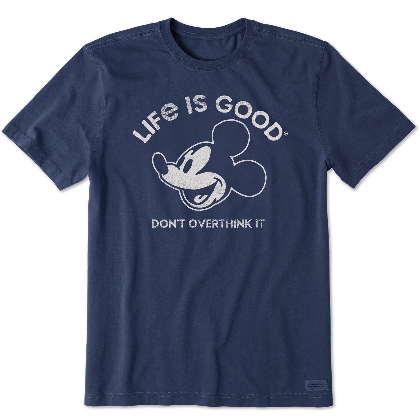 Men's Steamboat Willie Don't Overthink Short Sleeve Tee