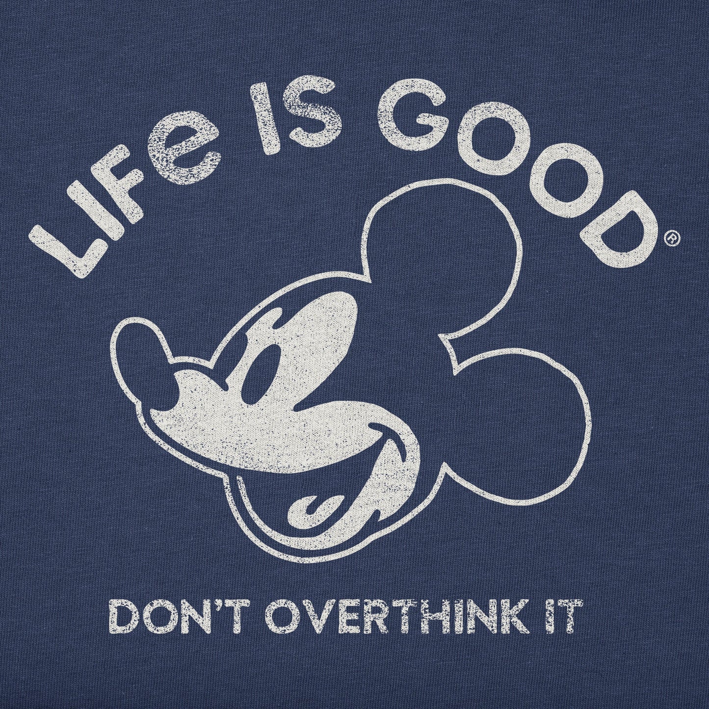 Men's Steamboat Willie Don't Overthink Short Sleeve Tee