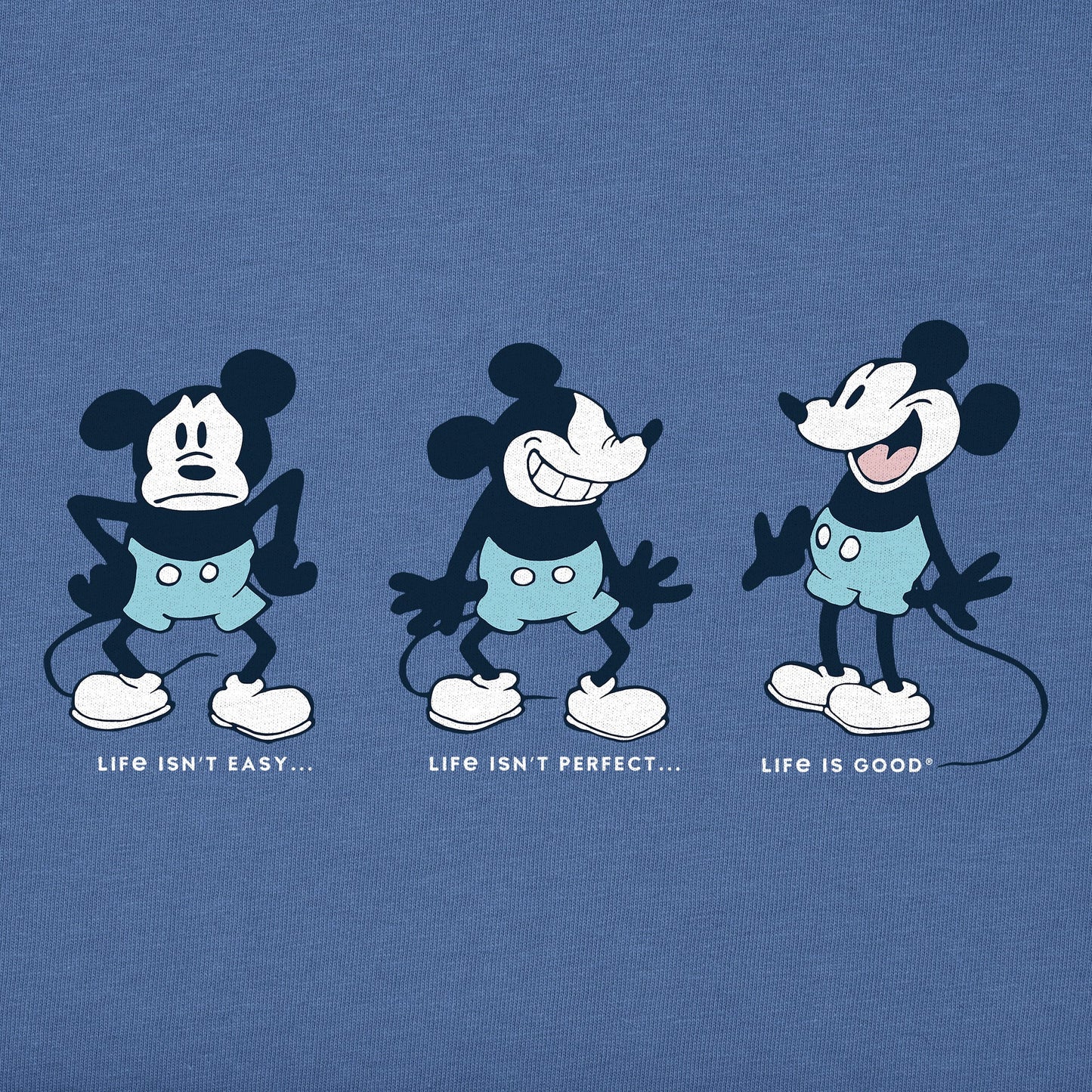 Women's Steamboat Willie Life isn't Easy Short Sleeve Vee