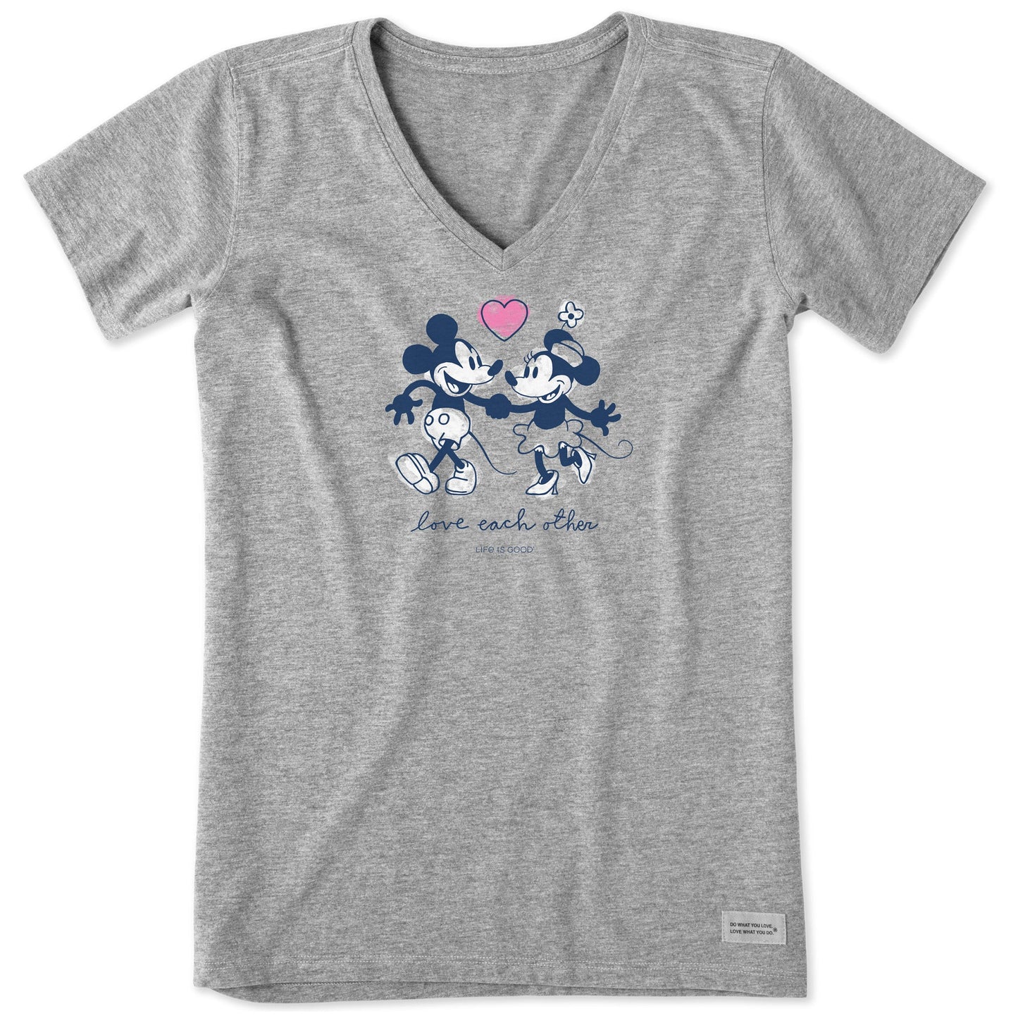 Women's Willie Love Each Other Short Sleeve Vee