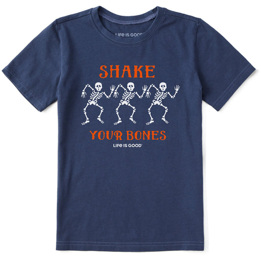 Kids Shake your Bones Skeletons Short Sleeve Crusher Tee