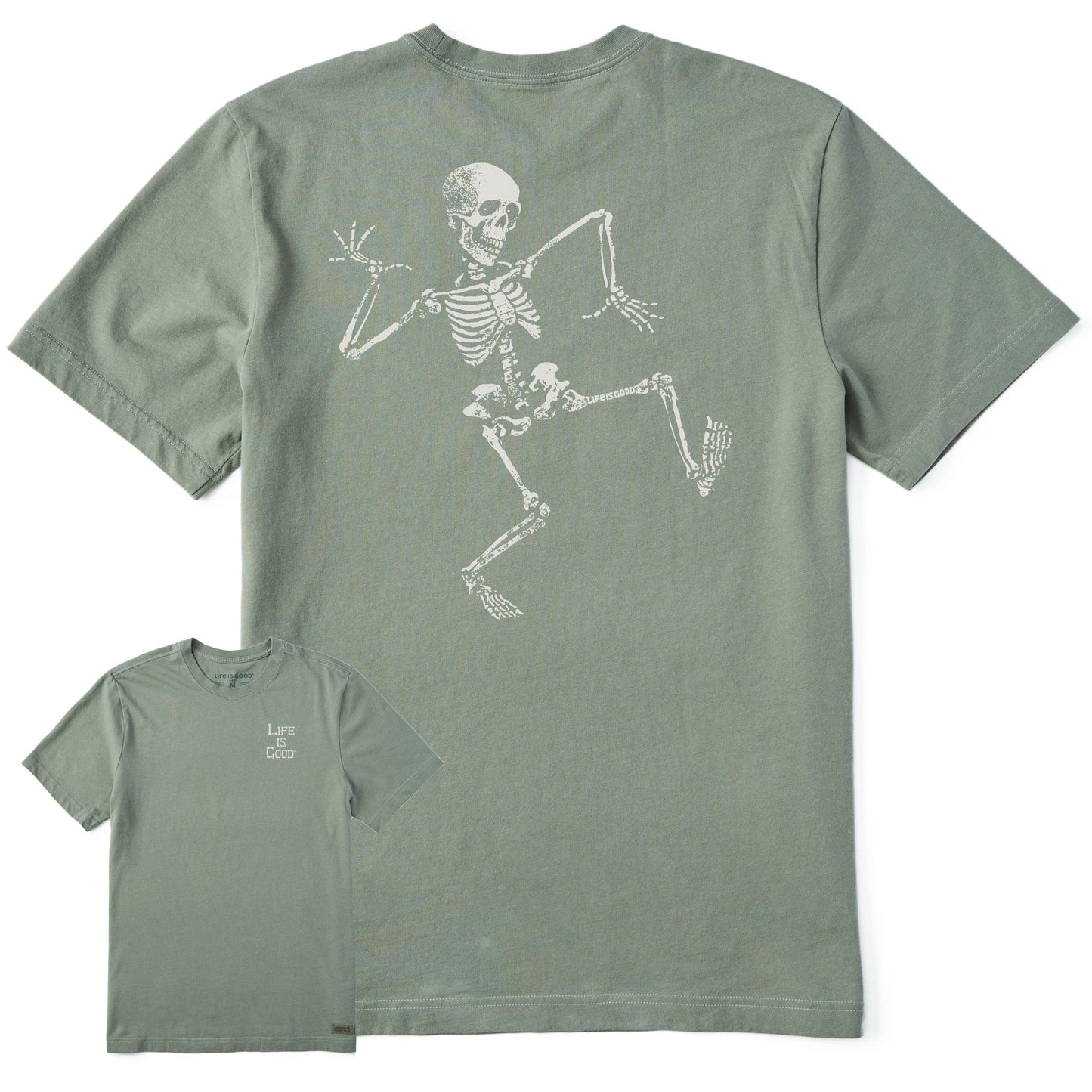 Men's Skeleton Dance Short Sleeve Crusher Tee