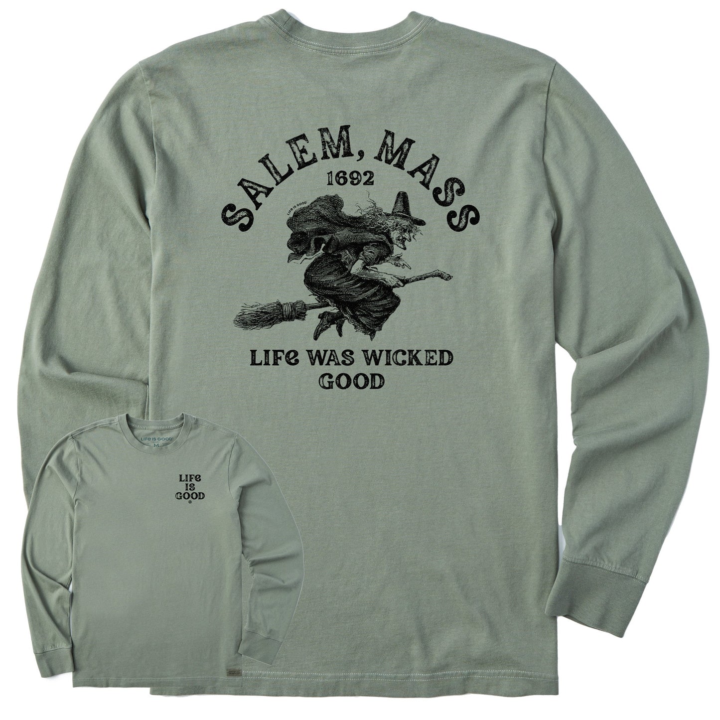 Men's Salem 1692 Long Sleeve Crusher Tee