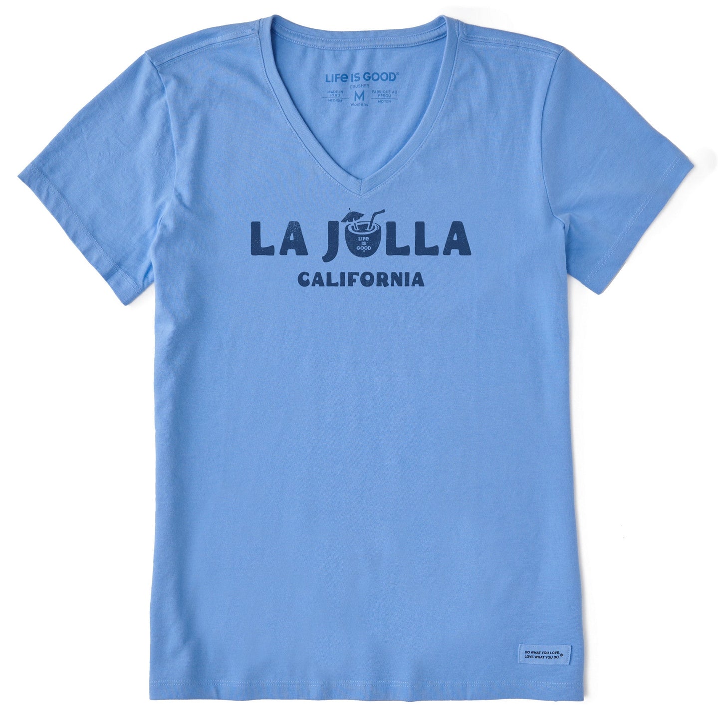 Women's Tropical La Jolla Short Sleeve Crusher Vee