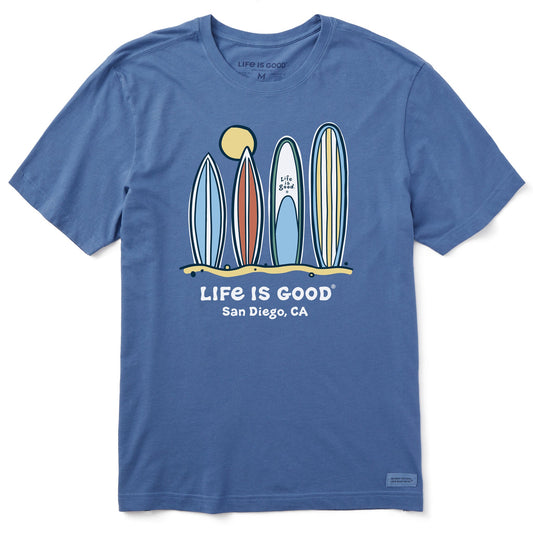Men's San Diego Surf Boards Short Sleeve Crusher Tee