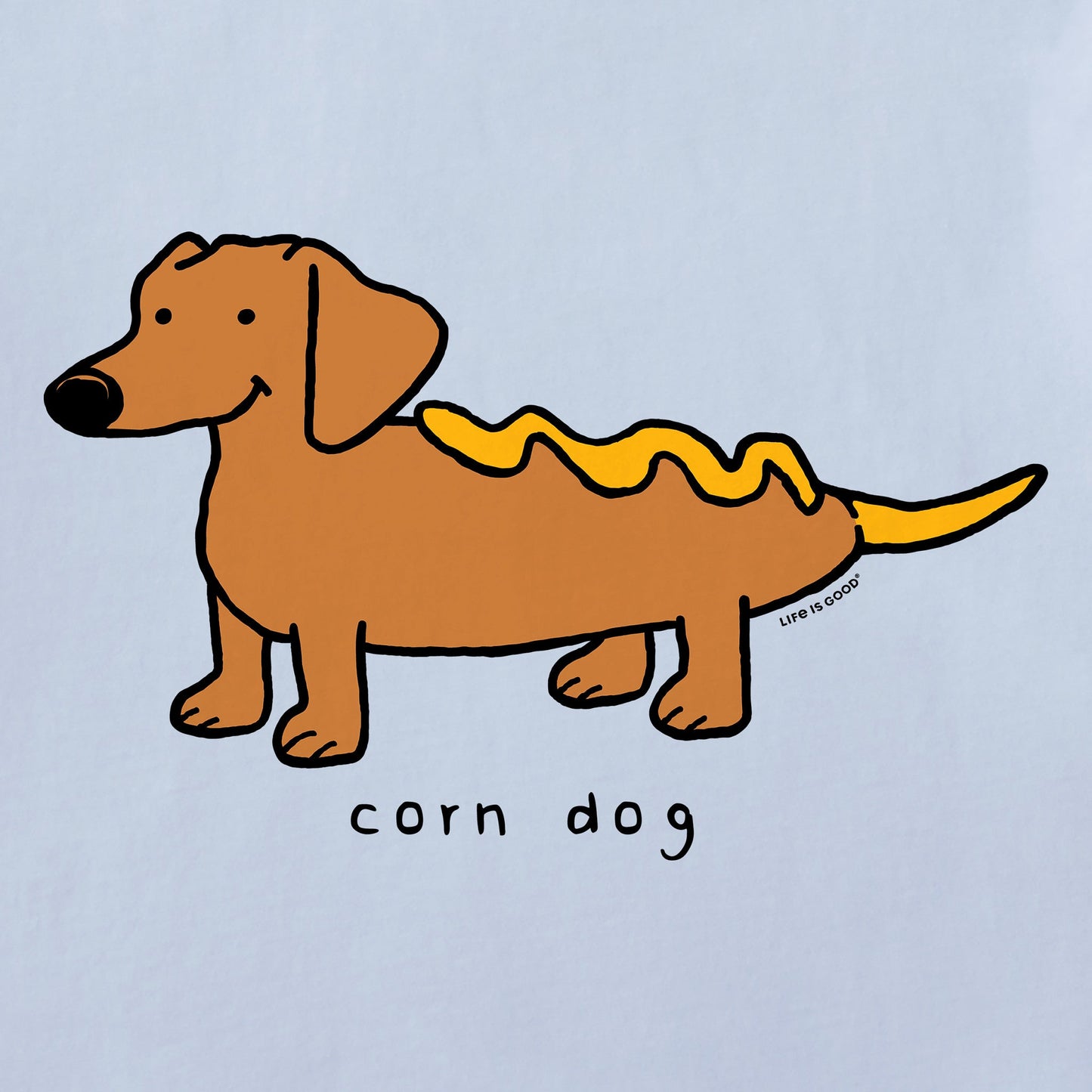 Women's Corn Dog Short Sleeve Crusher Boxy Tee