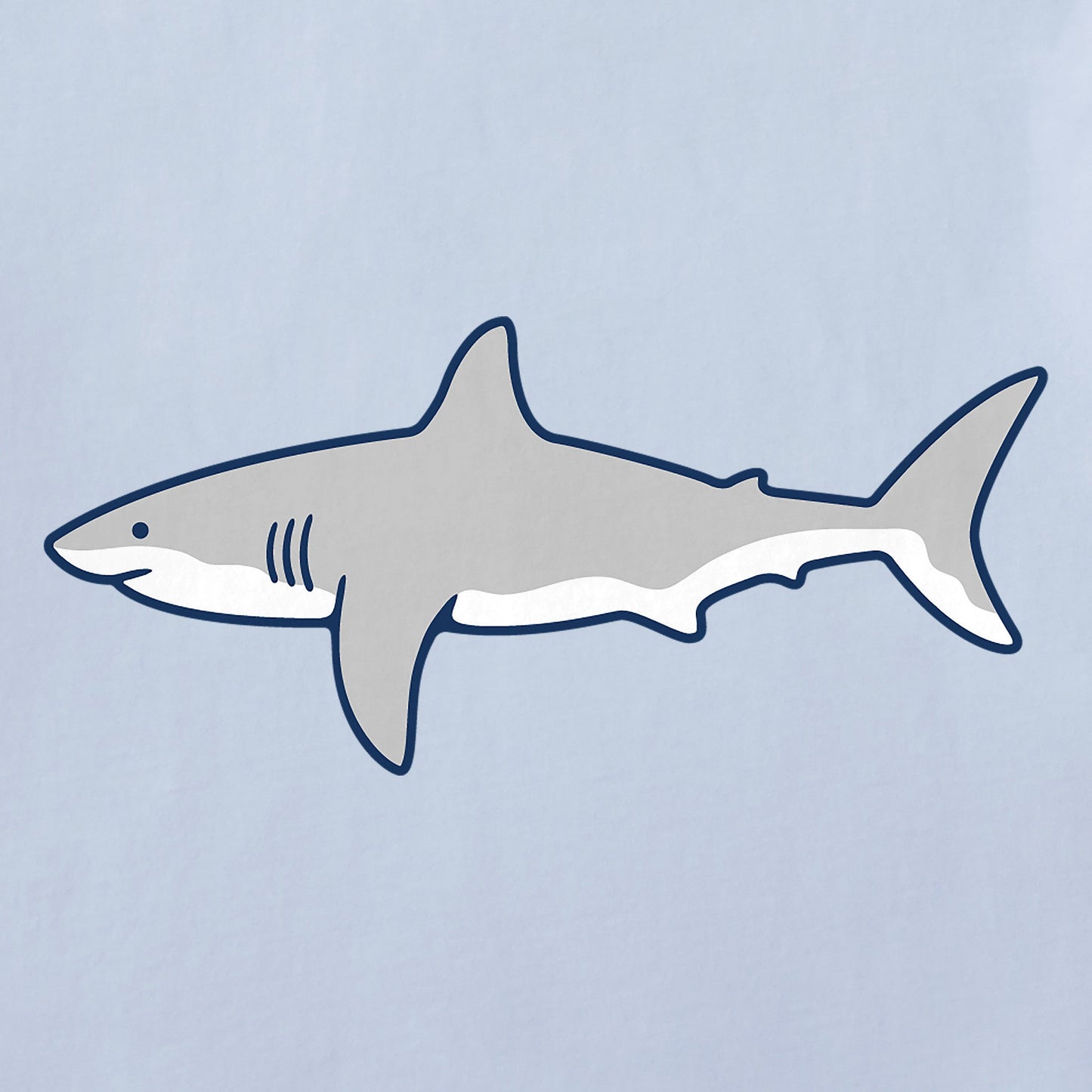 Women's Clean Shark Short Sleeve Crusher Boxy Tee