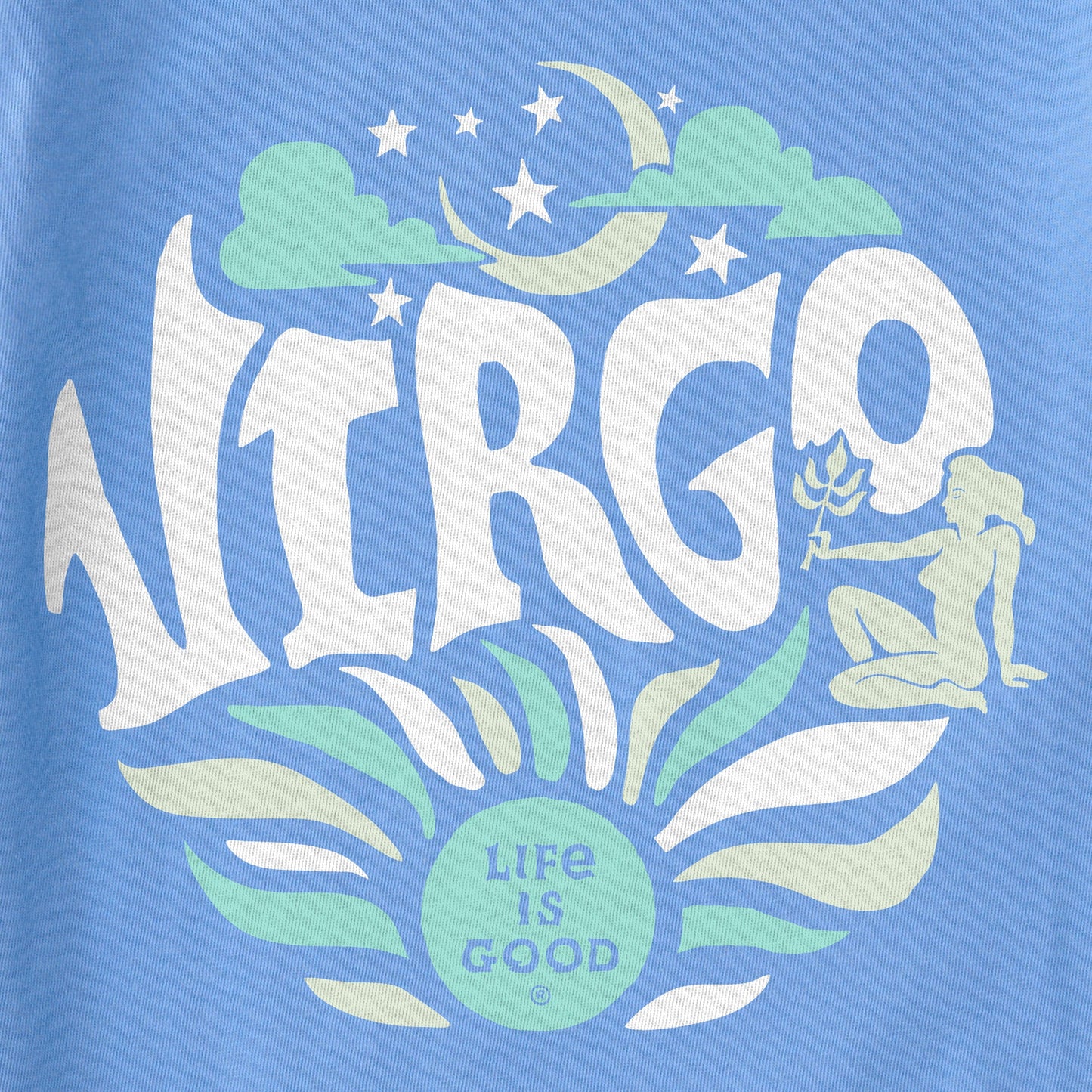 Women's Virgo Zodiac Vibes Short Sleeve Crusher Boxy Tee