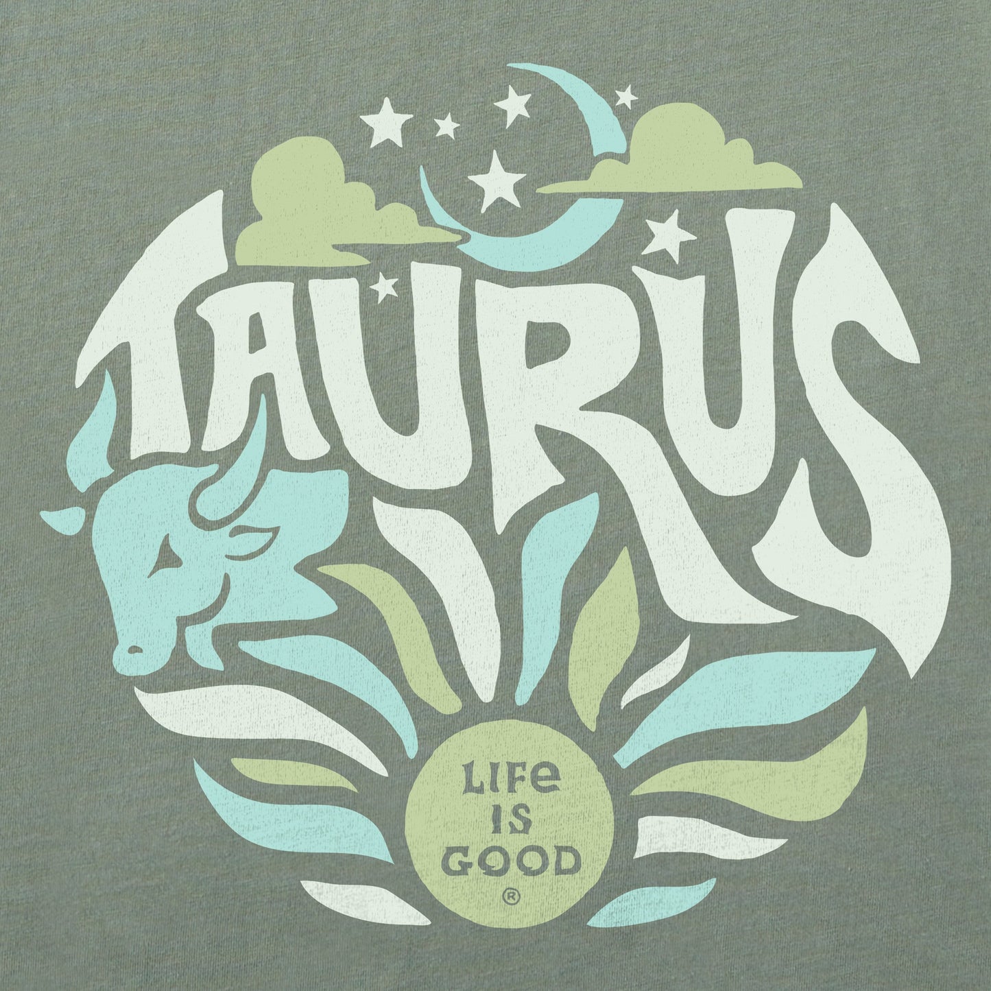 Women's Taurus Zodiac Vibes Short Sleeve Crusher Boxy Tee