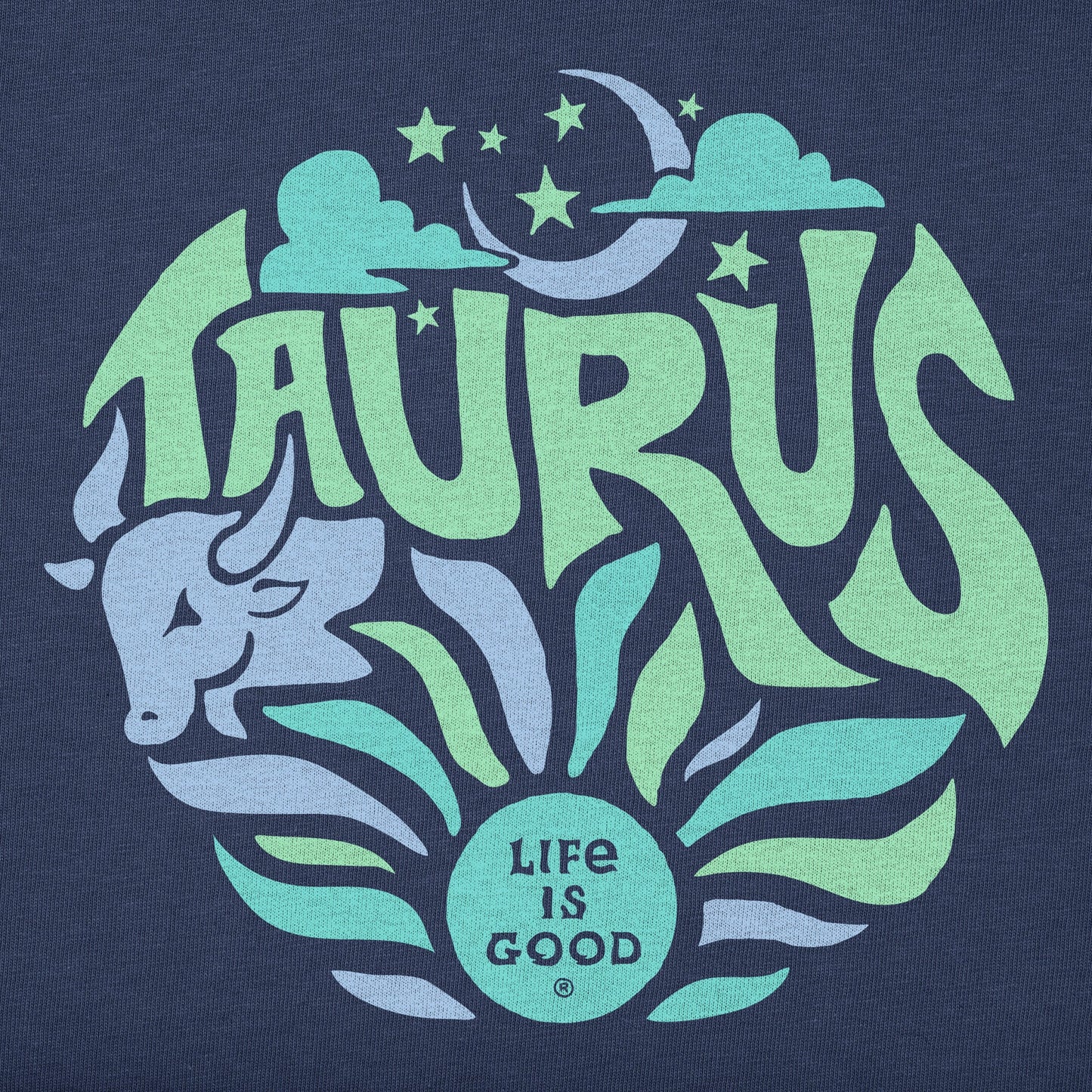 Women's Taurus Zodiac Vibes Short Sleeve Crusher Boxy Tee