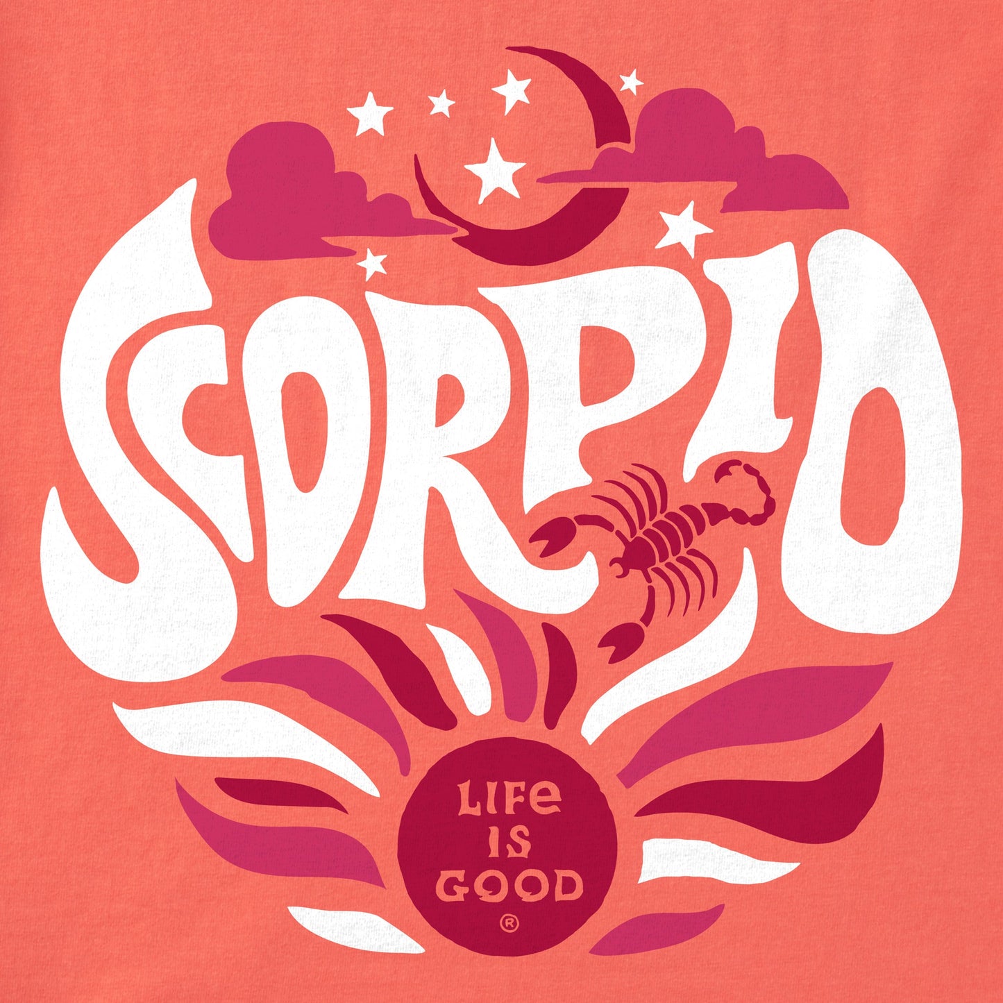 Women's Scorpio Zodiac Vibes Short Sleeve Crusher Boxy Tee