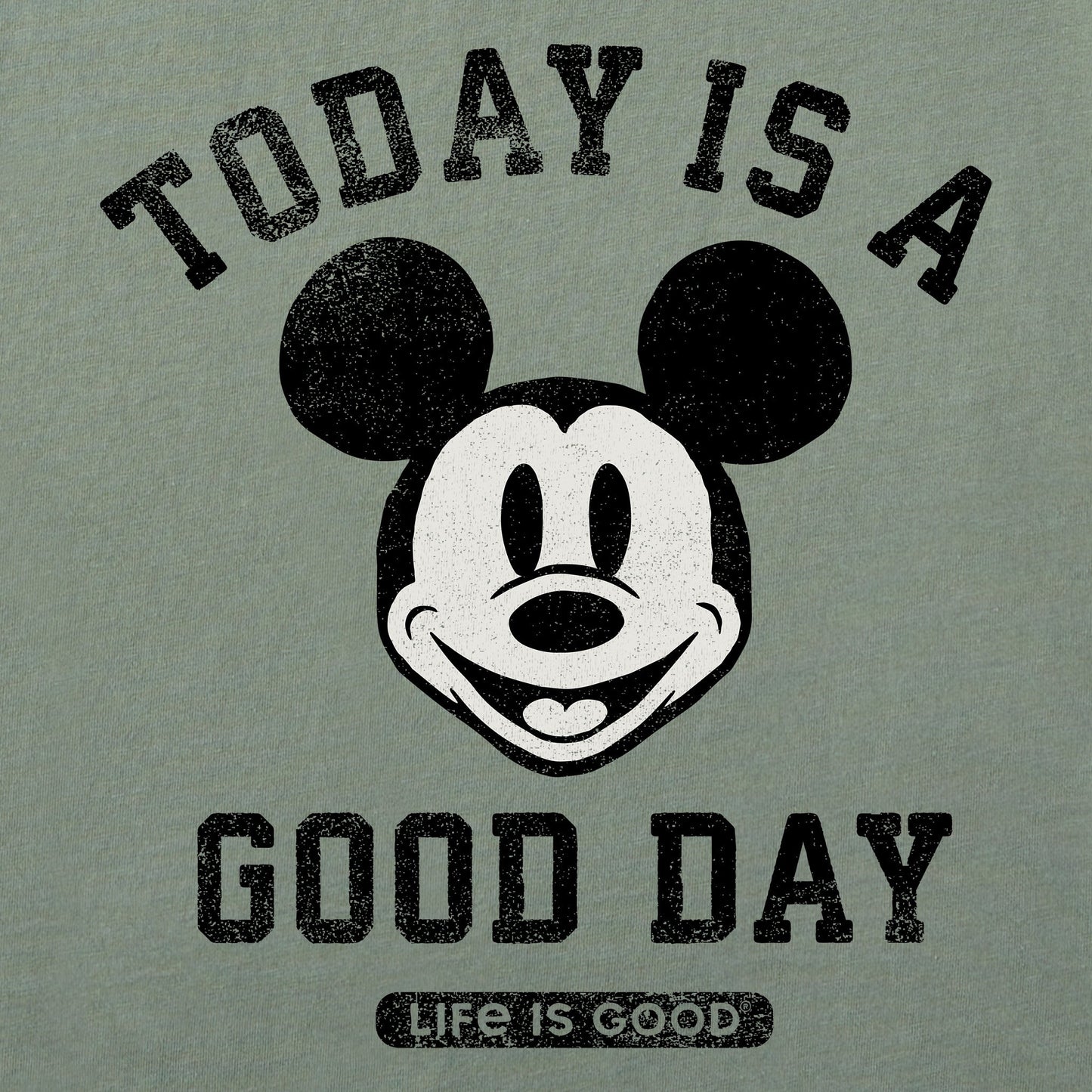 Men's Steamboat Willie Good Day Simply True Fleece Crew