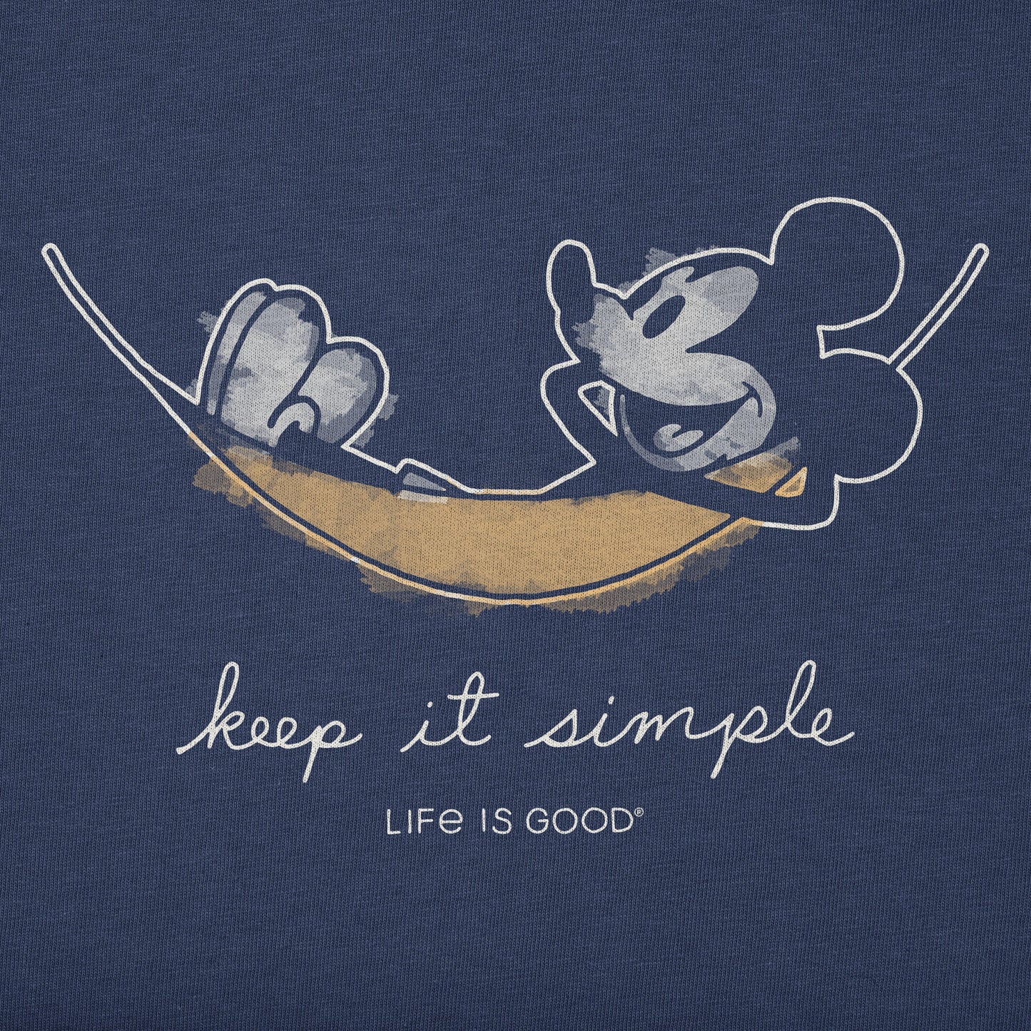 Men's Steamboat Willie Hammock Simply True Fleece Crew