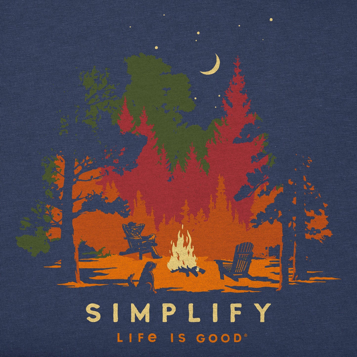 Men's Simplify Campfire Simply True Fleece Crew