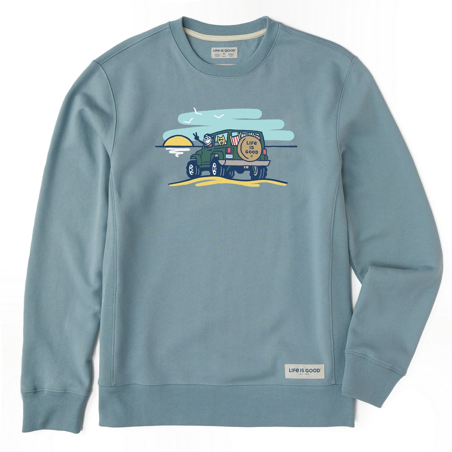Men's Jake and Rocket Beach 4x4 Simply True Fleece Crew