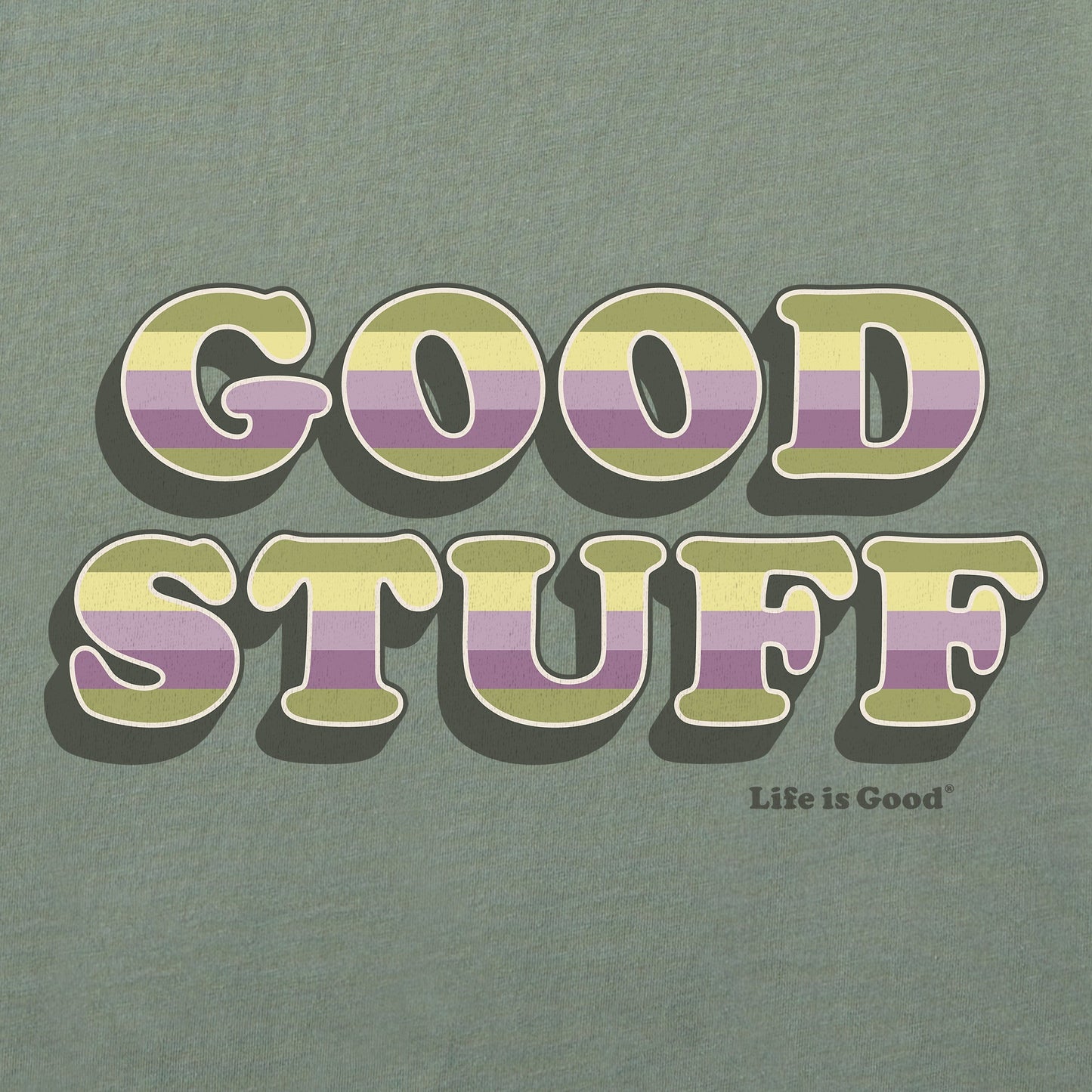 Women's Stripe Good Stuff Short Sleeve Crusher Tee