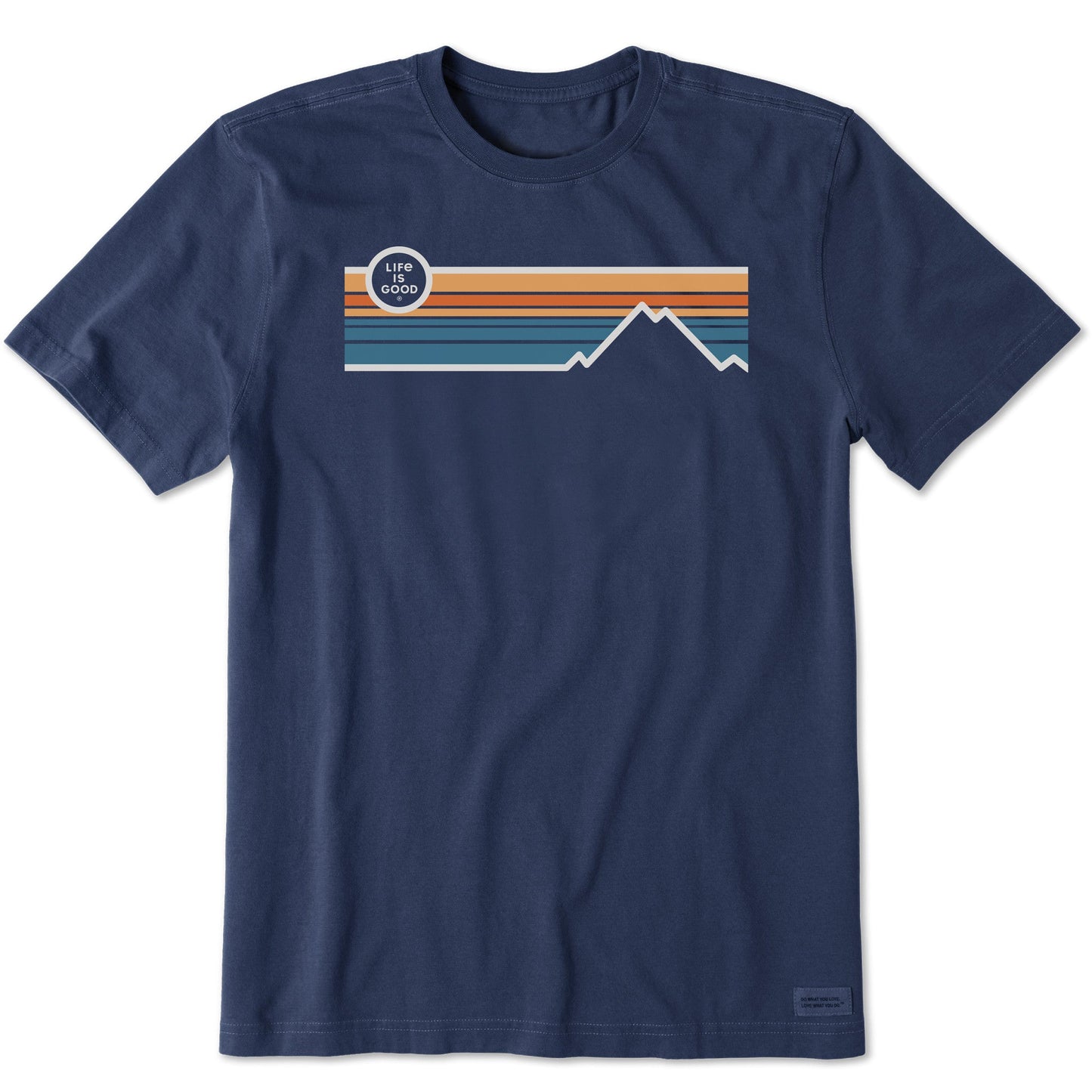 Men's Stripe Mountains Short Sleeve Tee