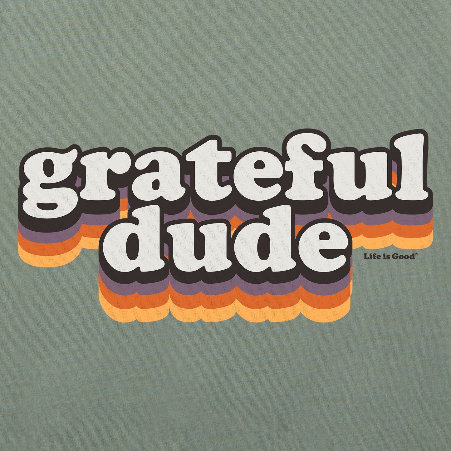 Men's Stripe Grateful Dude Short Sleeve Crusher-LITE Tee