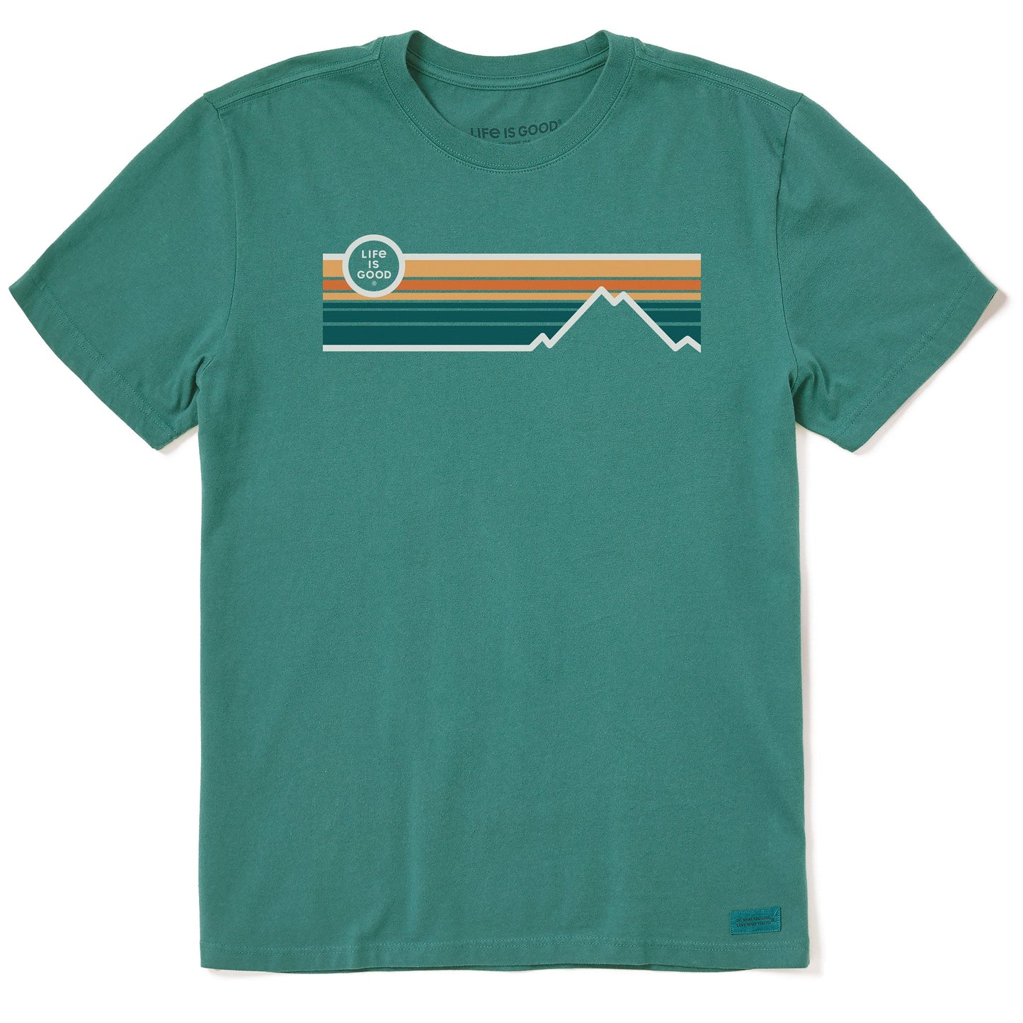 Men's Stripe Mountains Short Sleeve Tee