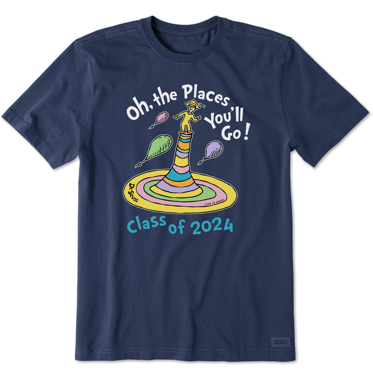 Men's Oh the Places Class of 2024 Short Sleeve Crusher Tee