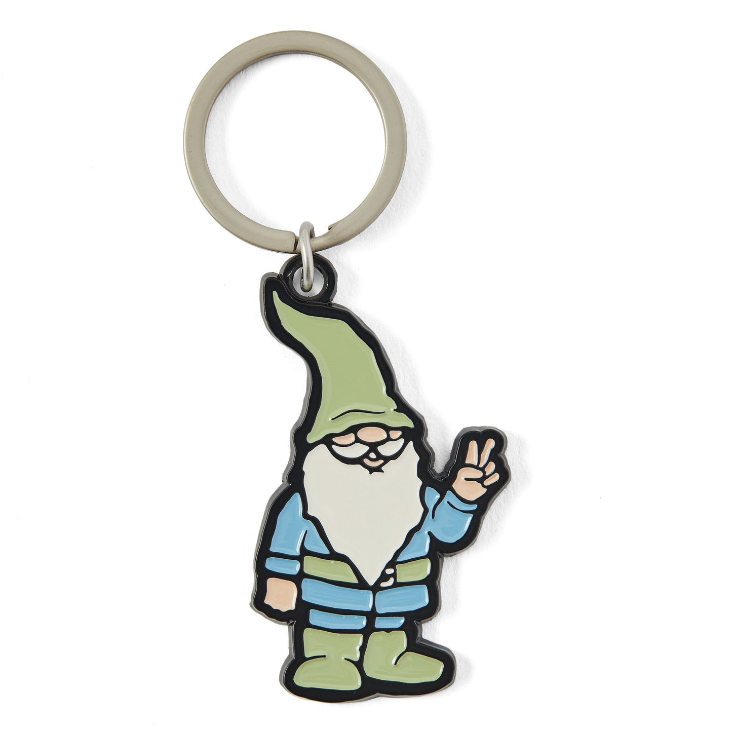 Adult Unisex  Peace Gnome Kind Keychain