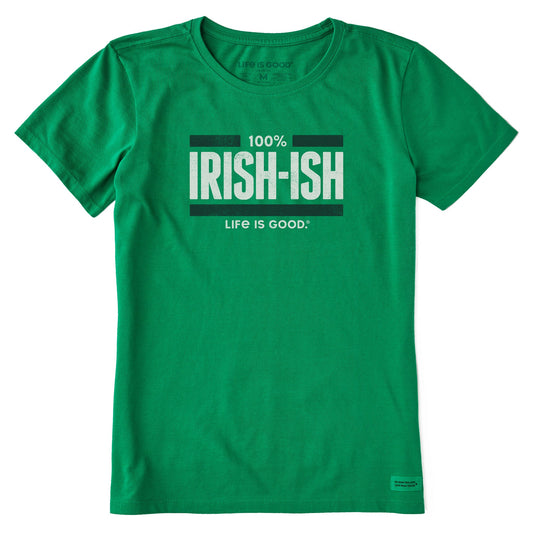 Women's 100% Irish-Ish Short Sleeve Crusher Tee