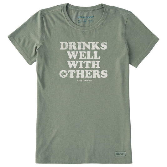 Women's Cooper Drinks Well With Others Short Sleeve Crusher Tee
