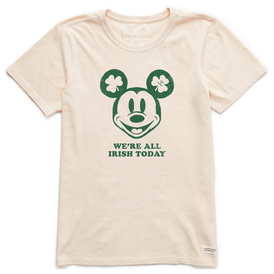 Women's We're All Irish Today Willie Short Sleeve Crusher Tee