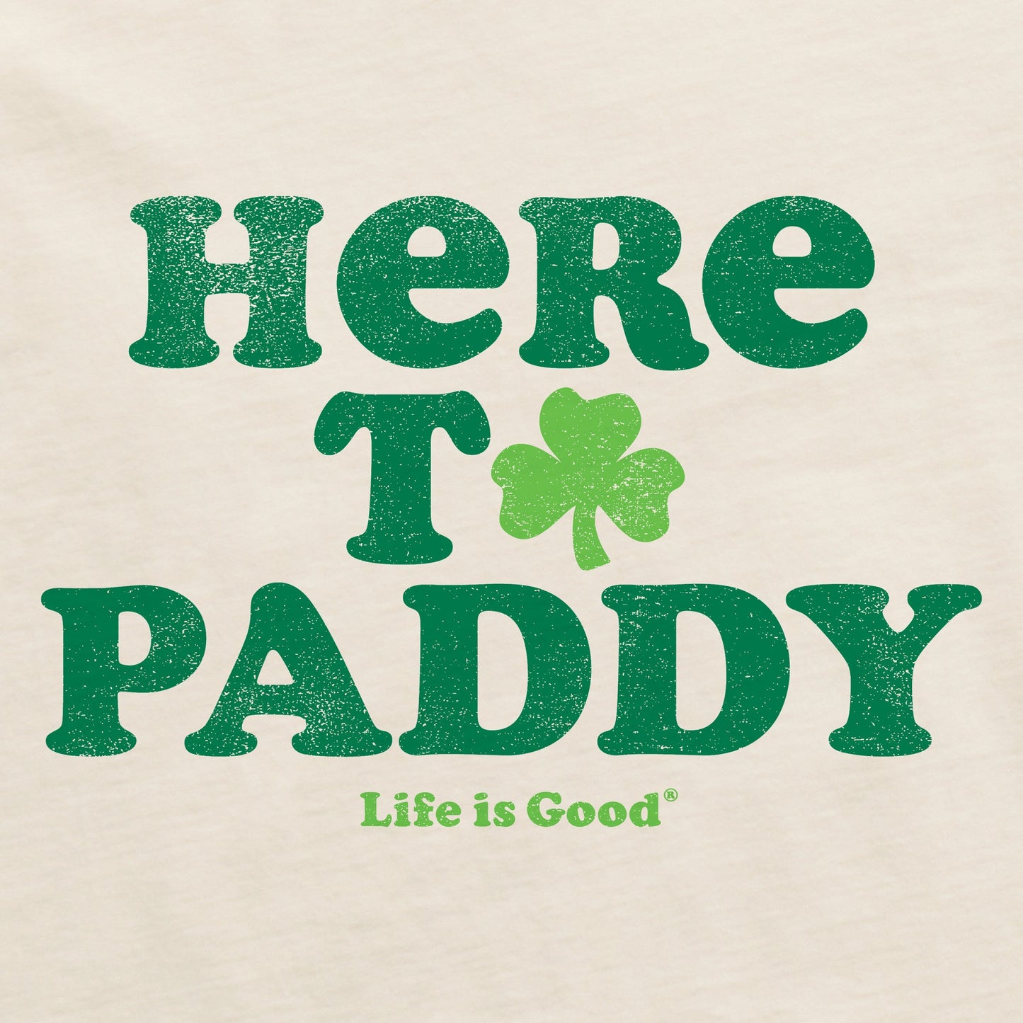 Women's Cooper Here to Paddy Clover Short Sleeve Crusher Boxy Tee