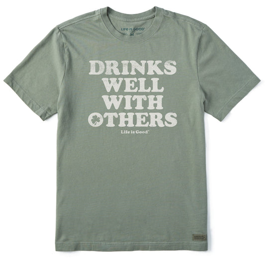 Men's Cooper Drinks Well With Others Short Sleeve Tee