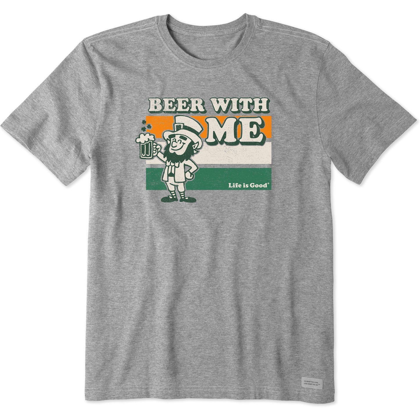 Men's Leprechaun Beer with Me Short Sleeve Tee