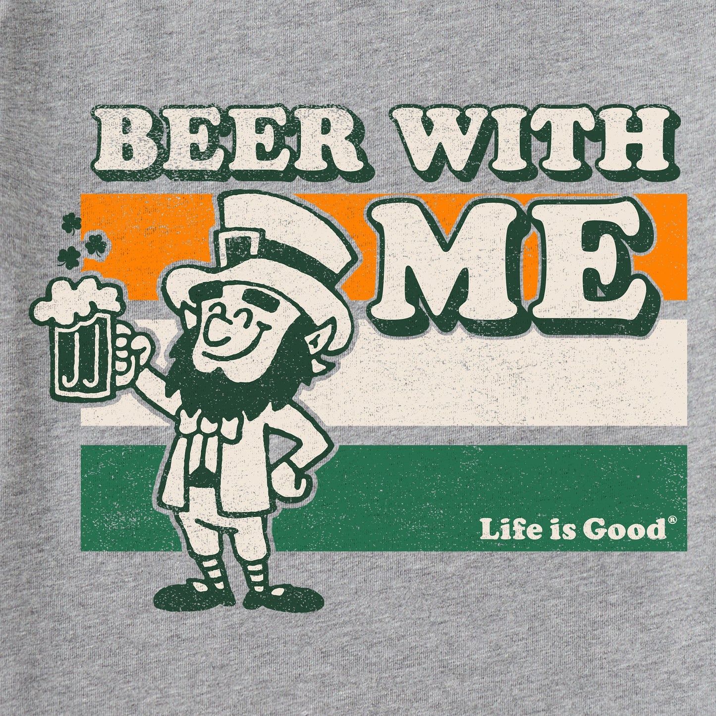 Men's Leprechaun Beer with Me Short Sleeve Tee