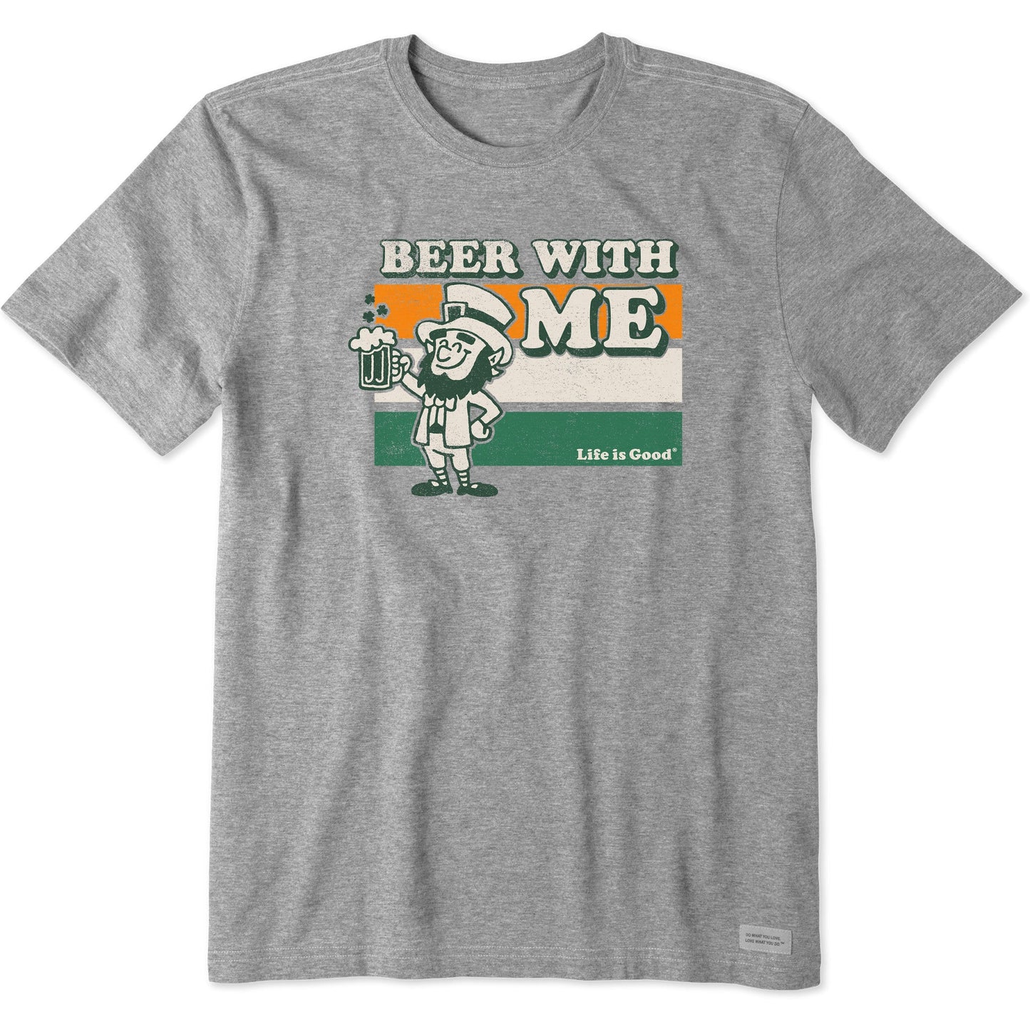 Men's Leprechaun Beer with Me Short Sleeve Tee