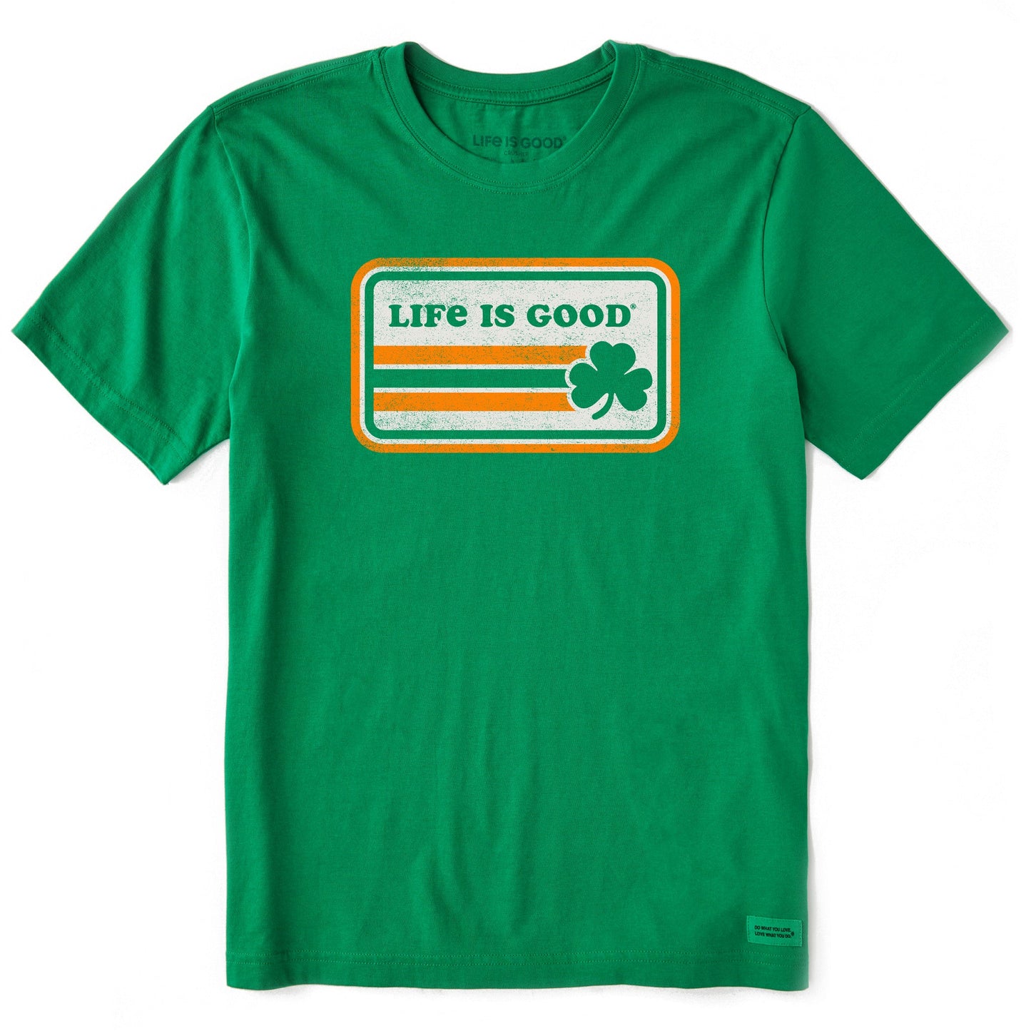 Men's Stripe Clover Short Sleeve Crusher Tee