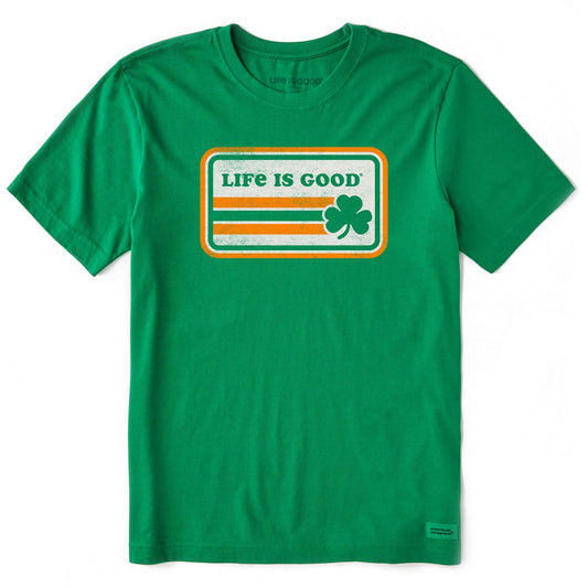 Men's Stripe Clover Short Sleeve Crusher Tee