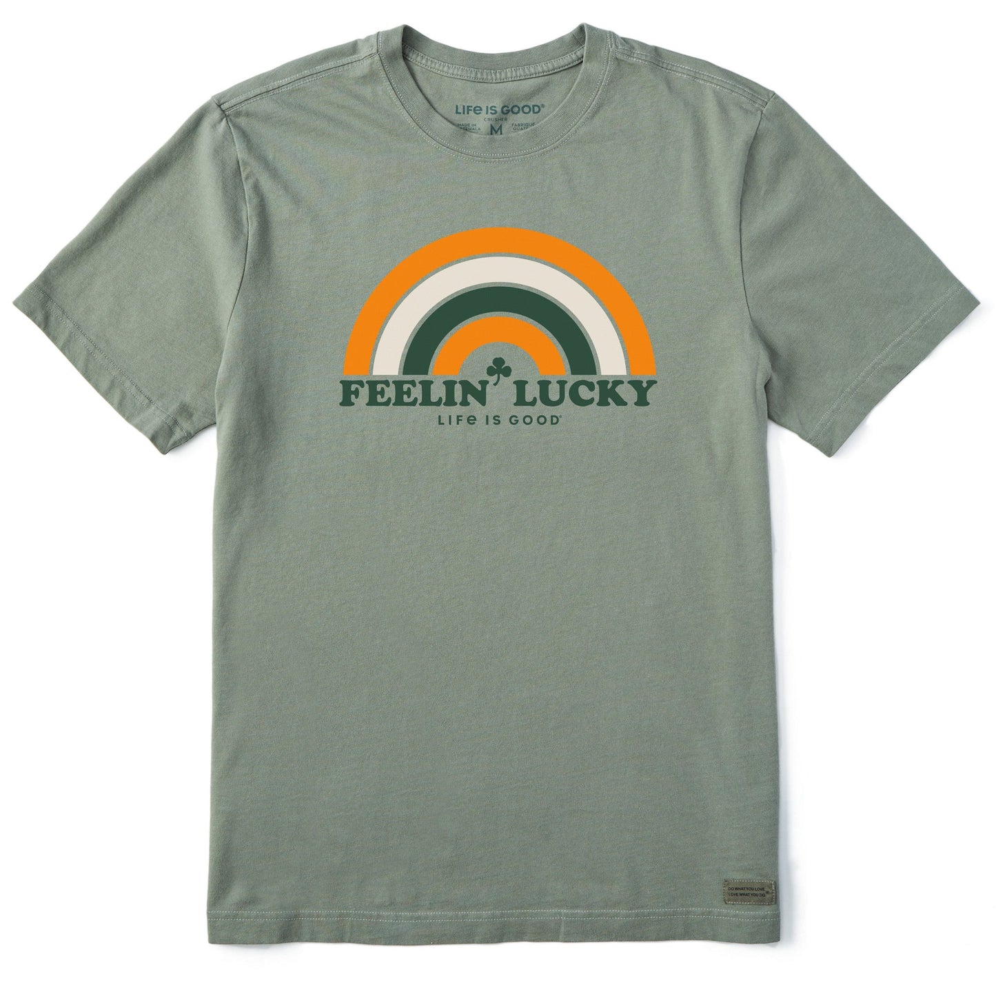 Men's Feelin' Lucky Rainbow Short Sleeve Crusher Tee