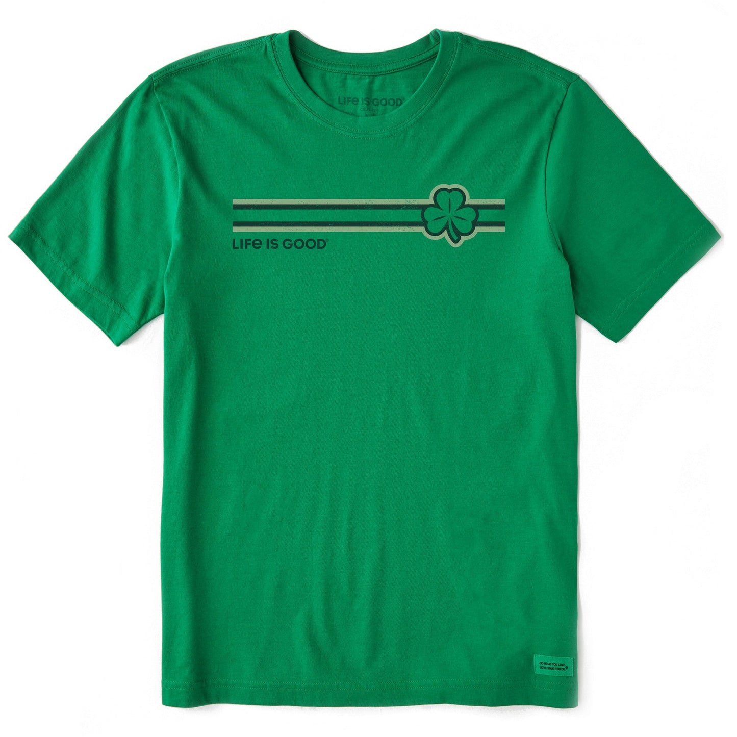 Men's Clover Stripe Short Sleeve Crusher Tee