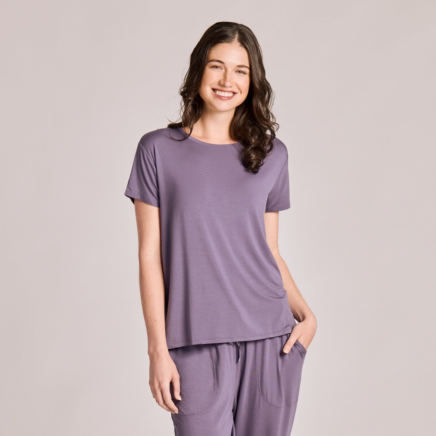 Women's Solid Lightweight Sleep Tee